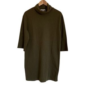 Otherside Pullover‎ Sweatshirt Style Dress in Deep Army Green Size Medium